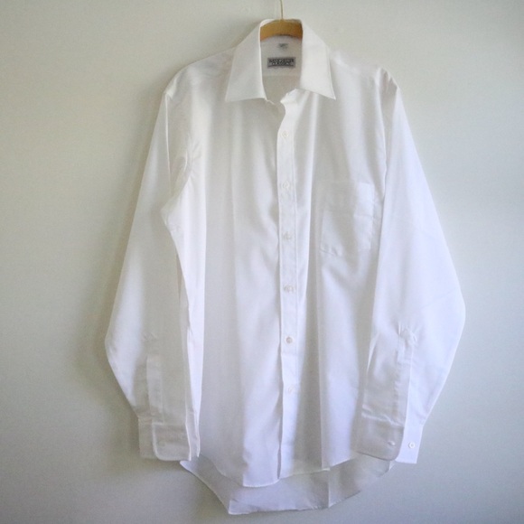 White Button Up Dress Shirt - Picture 1 of 7